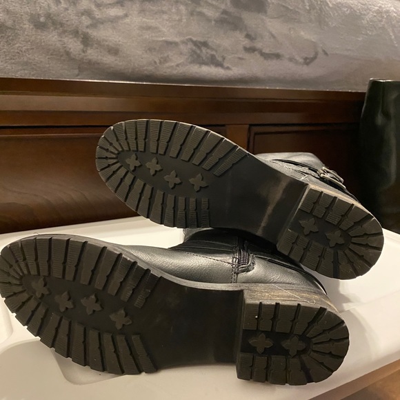 Rampage black size 8 knee length, biker type boot - Picture 4 of 4